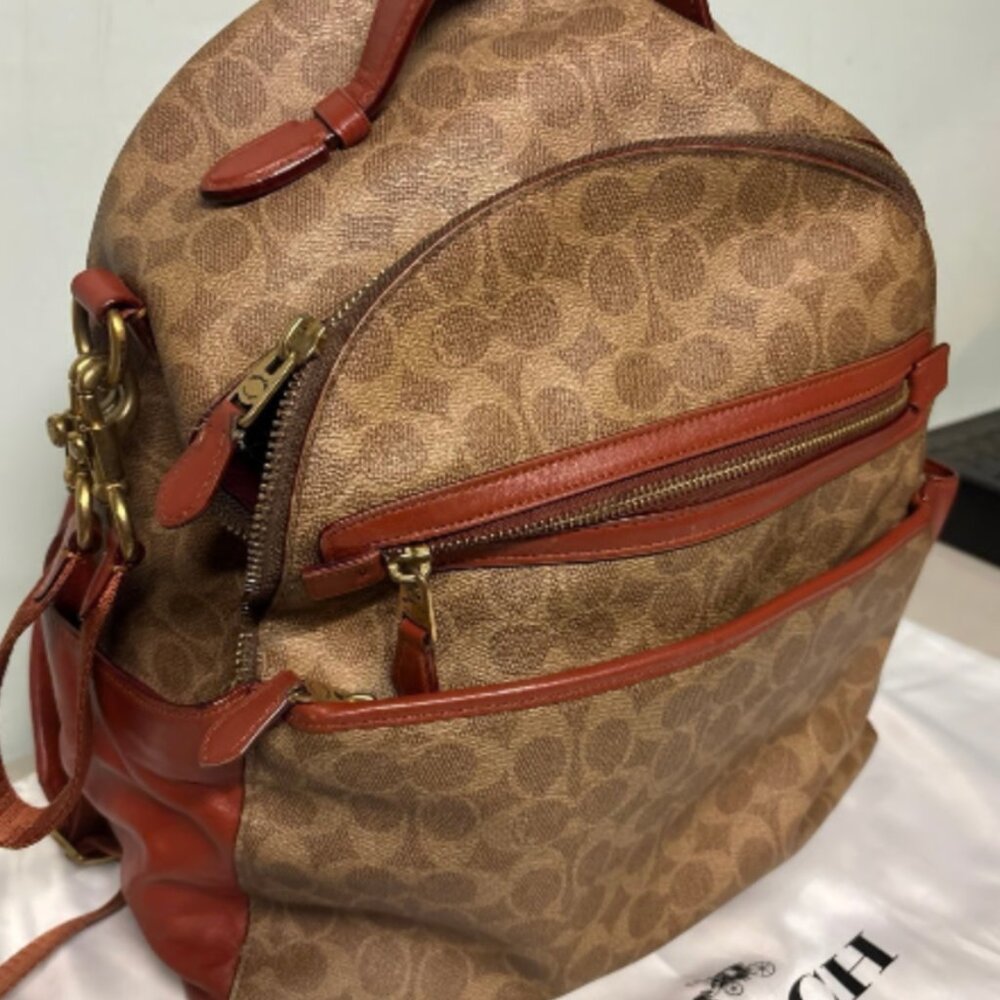 Coach Brown large Diaper Bag - Picture 3 of 13